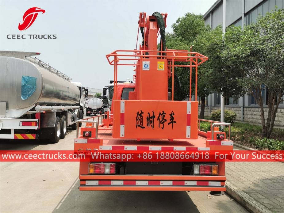 ISUZU 18m Havalı Platformlu Çalışma Kamyonu