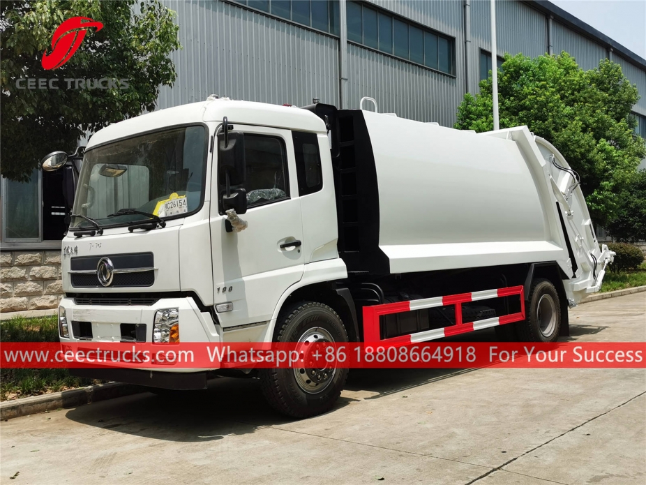 Dongfeng 10CBM Sıkıştırılmış Çöp Kamyonu