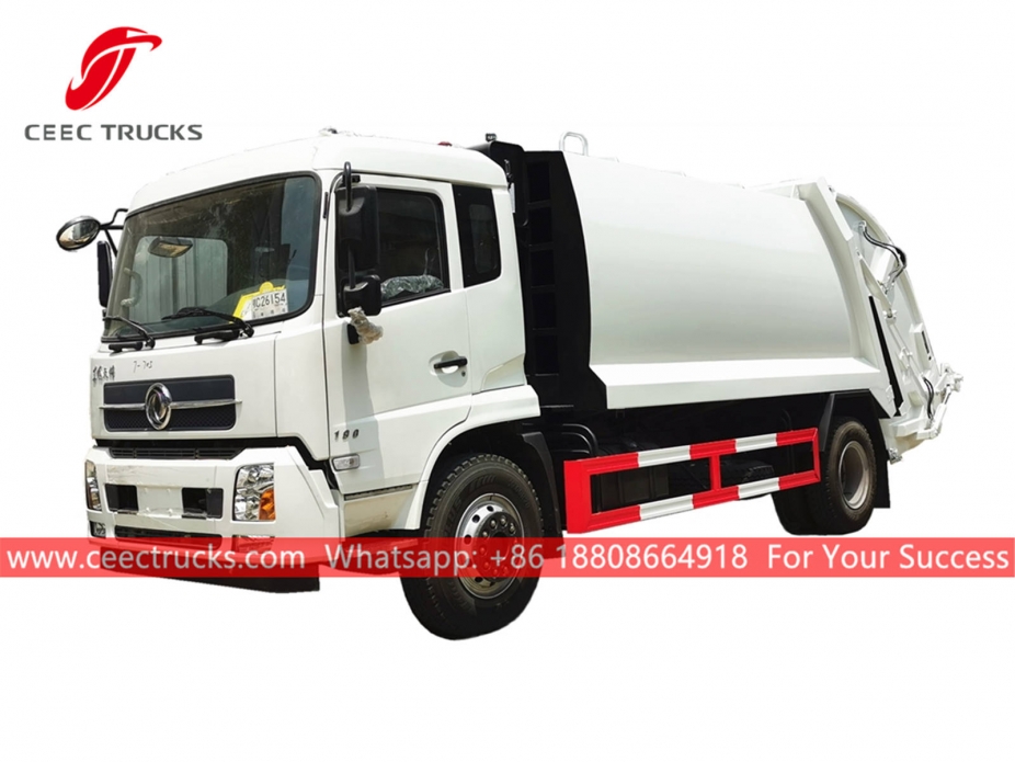 Dongfeng 10CBM Sıkıştırılmış Çöp Kamyonu