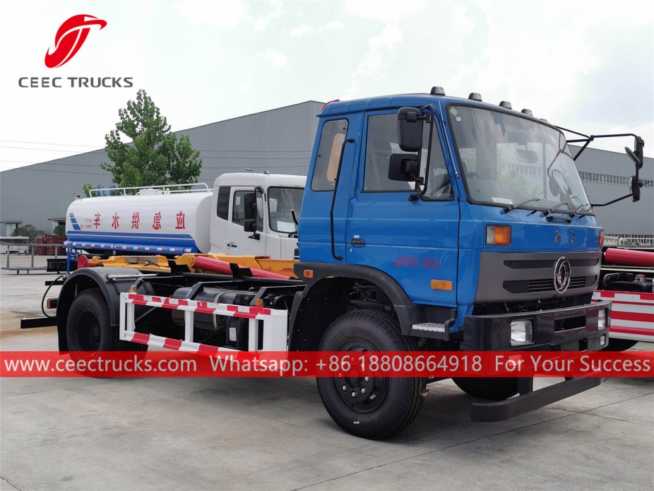 Dongfeng Çıkarılabilir konteyner çöp kamyonu