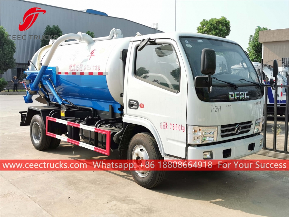 Dongfeng 4.000 Litre Vakum Kamyonu
