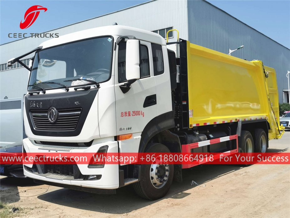 18CBM Çöp Kompaktörü Kamyon Dongfeng