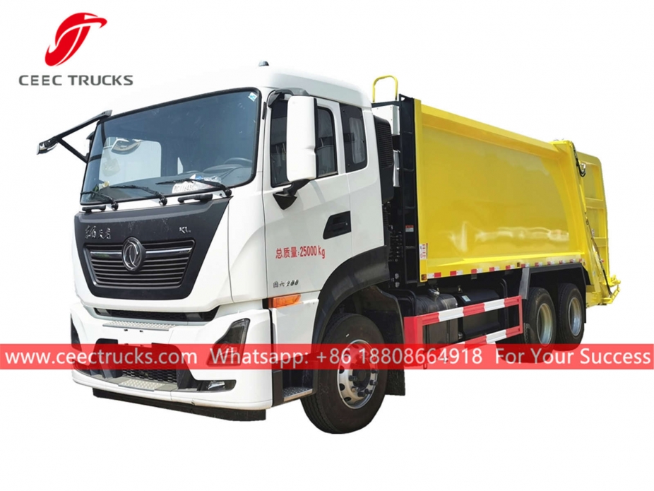 18CBM Çöp Kompaktörü Kamyon Dongfeng