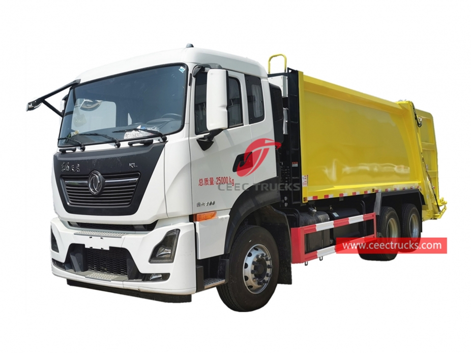 18CBM Çöp Kompaktörü Kamyon Dongfeng