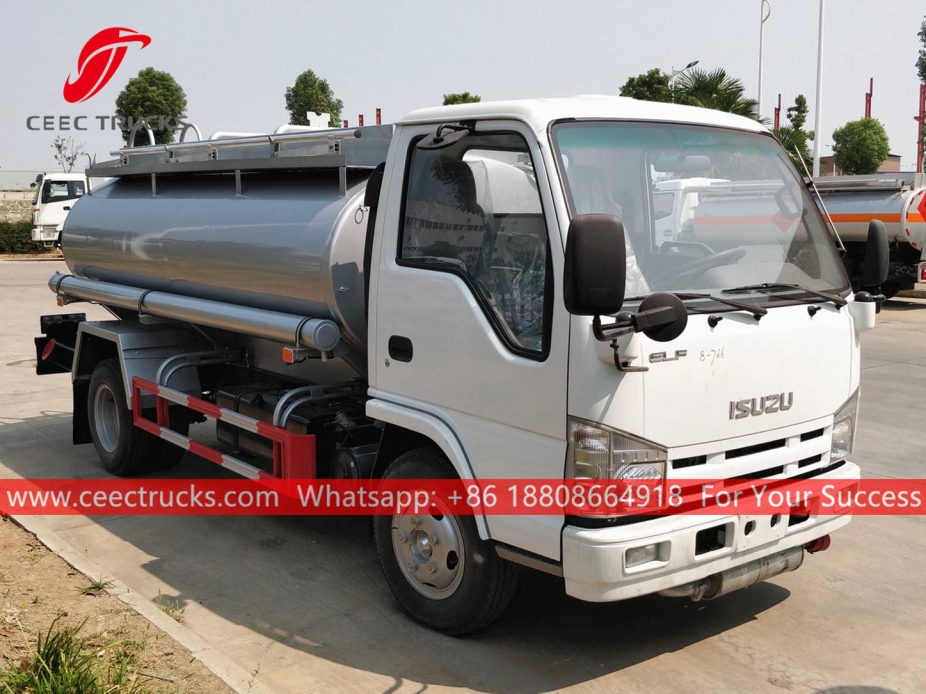 4CBM Yakıt tankeri kamyonu ISUZU