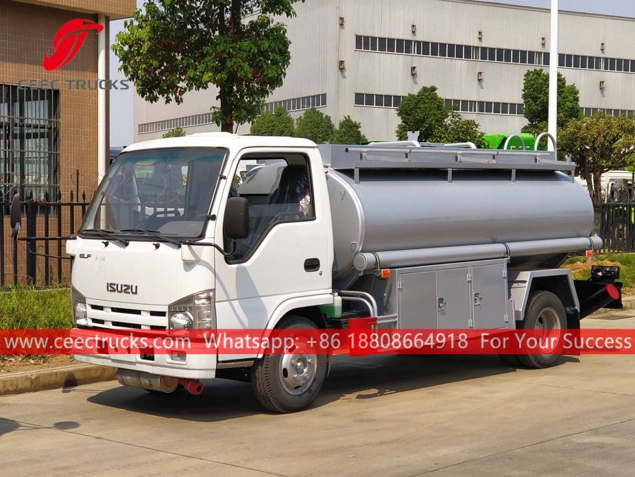 4CBM Yakıt tankeri kamyonu ISUZU