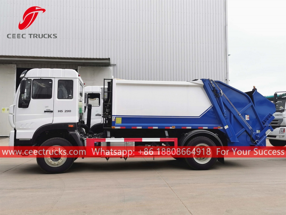 Filipinler 8CBM Çöp Sıkıştırıcı