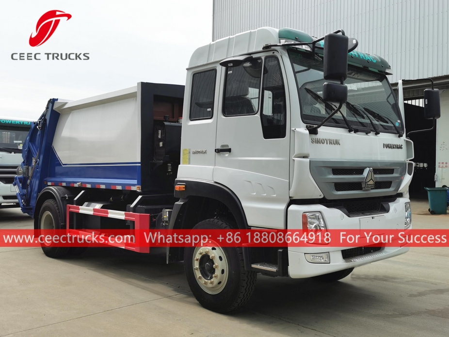 Filipinler 8CBM Çöp Sıkıştırıcı