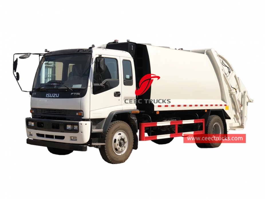 ISUZU 12CBM Atık sıkıştırma kamyonu