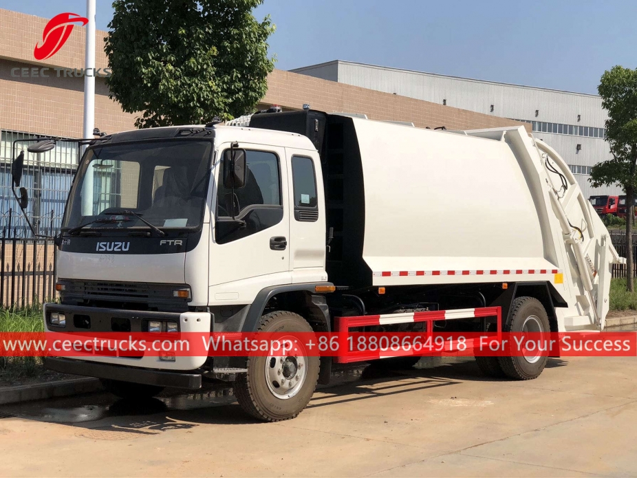 ISUZU 12CBM Atık sıkıştırma kamyonu