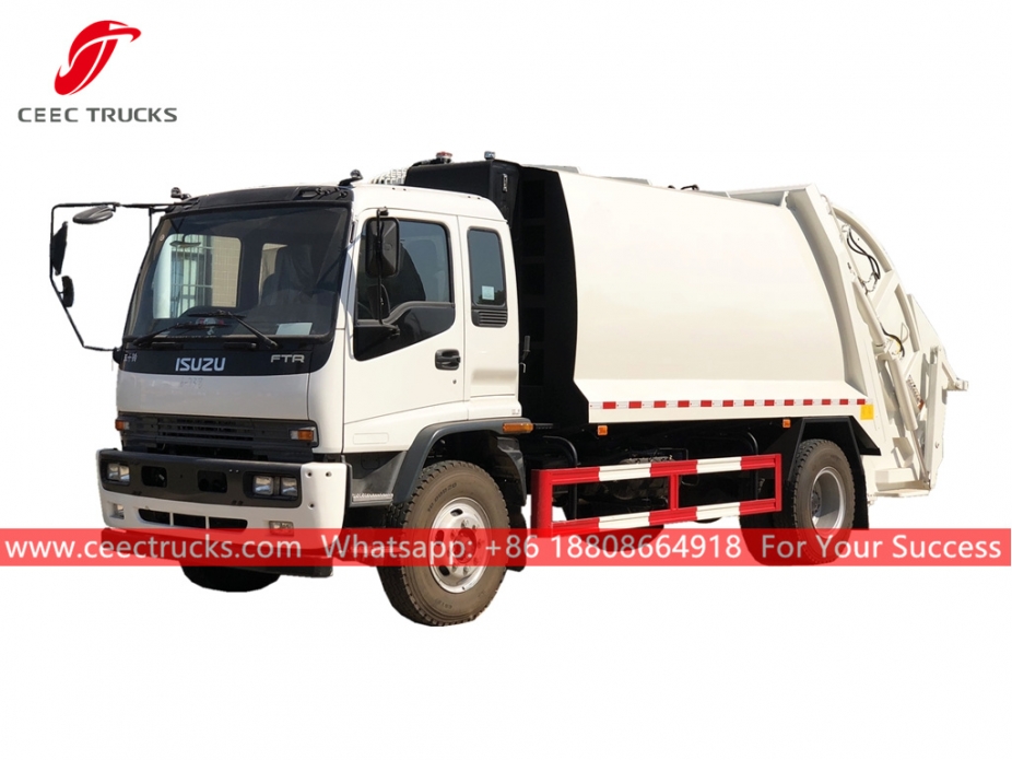 ISUZU 12CBM Atık sıkıştırma kamyonu