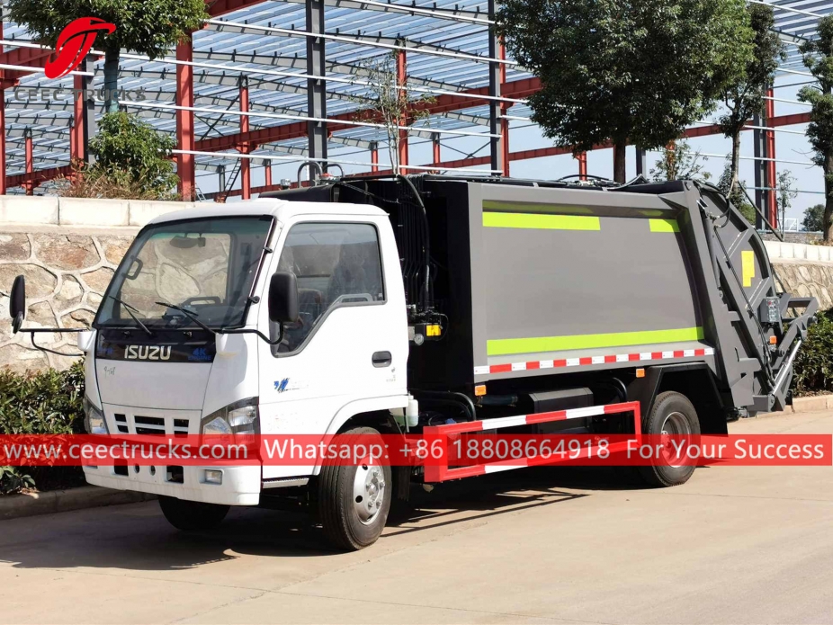 isuzu 6cbm atÄ±k sÄ±kÄ±ÅtÄ±rma kamyonu
