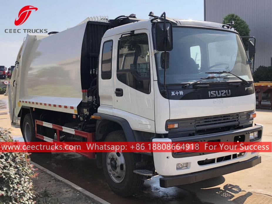 ISUZU 12CBM Atık sıkıştırma kamyonu