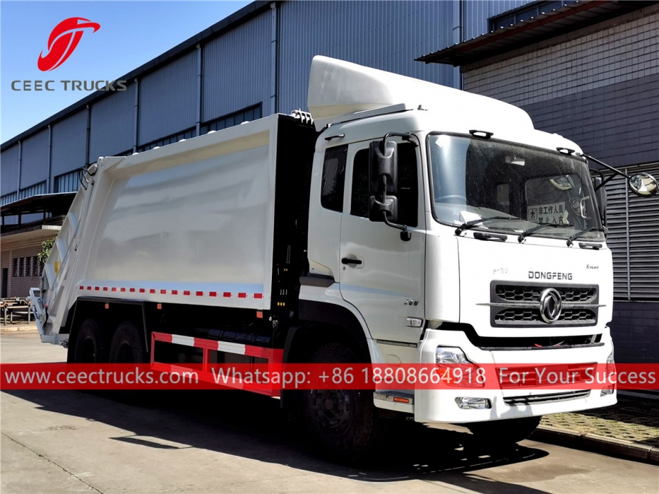 Dongfeng 6*4 Sağ Direksiyonlu Çöp Kompresörü Kamyonu