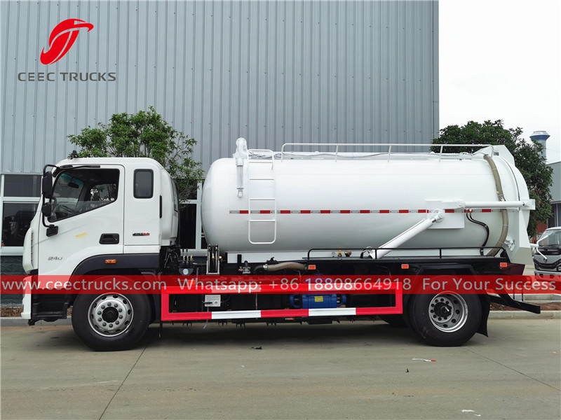 FOTON 10,000 liters vacuum tanker truck