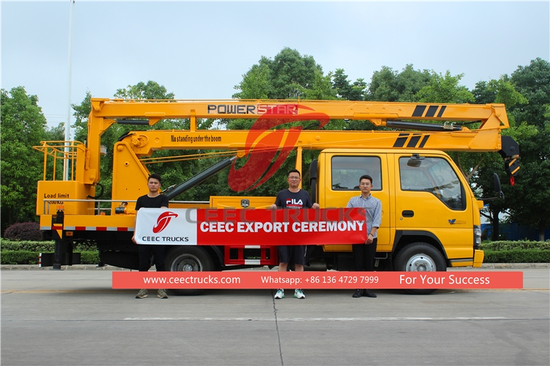 Ä±suzu 18 metre hava platformlu kamyon
