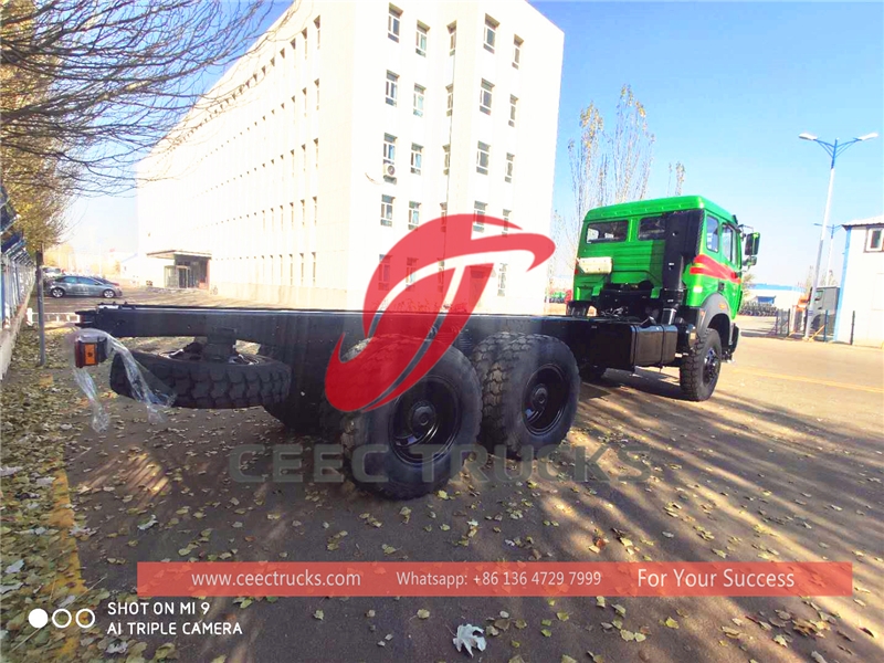 congo beiben 6 wheel drive cargo truck chassis