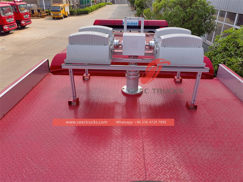 5 ton vinç ve 12 metre acil durum aydınlatması olan Howo itfaiye kurtarma aracı