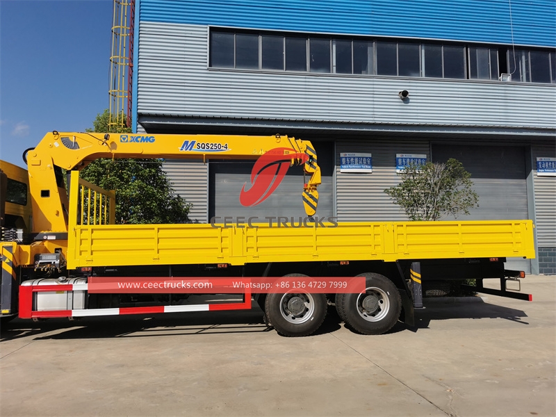 Sinotruk 6×4 400HP Kamyon Montajlı Vinç XCMG