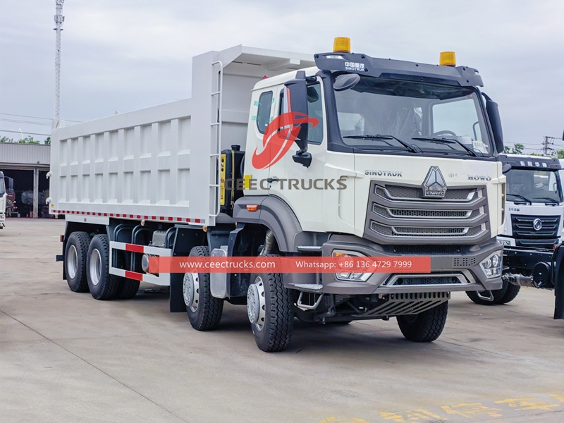 Sinotruk 8x4 420HP 40 Ton Damperli Kamyon Fabrika doğrudan satışla