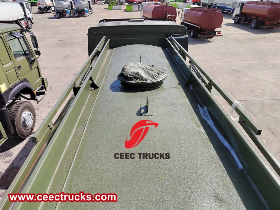 Howo 4x4 çekişli askeri mobil dizel yakıt tankeri