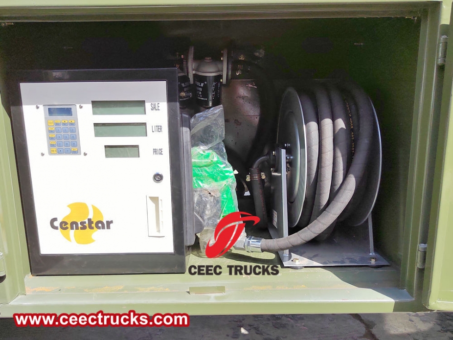 Howo 4x4 çekişli askeri mobil dizel yakıt tankeri