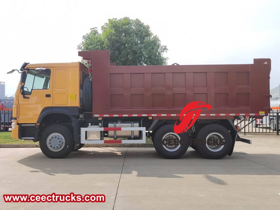 Howo 371 Hp maden damperli kamyonu