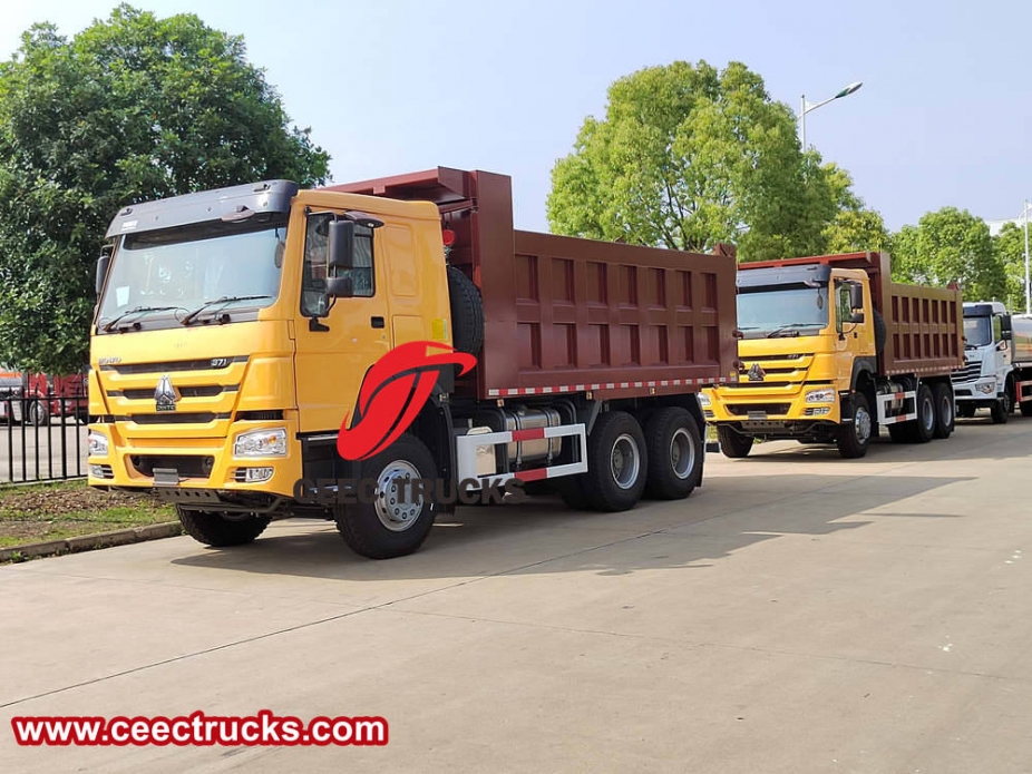 Howo 371 Hp maden damperli kamyonu