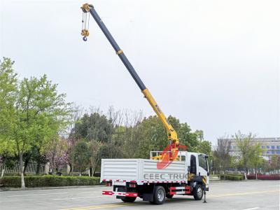 Isuzu NPR 190hp boom crane truck
