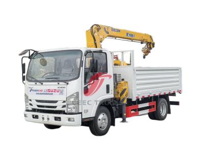 Isuzu NPR 190hp boom crane truck