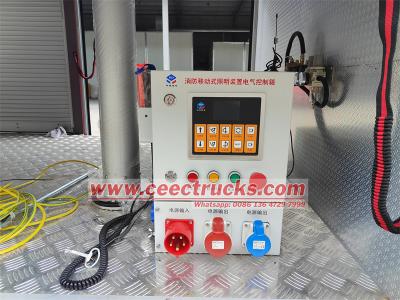 Isuzu mini telescopic lighting rescue fire trucks