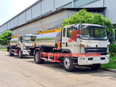 Howo light-duty 3000L asphalt spreading truck