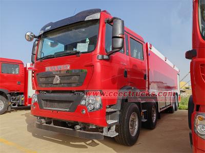 HOWO sitrak heavy duty rescue fire truck