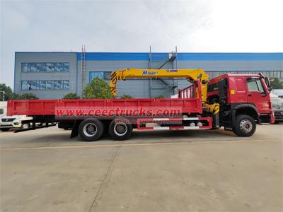 HOWO 380HP heavy boom crane truck