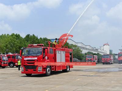 Isuzu  GIGA 4X dry powder fire fighting truck