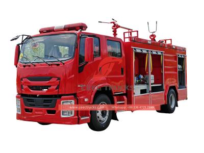Isuzu  GIGA 4X dry powder fire fighting truck