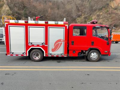 Africa ISUZU double cabin fire fighting truck