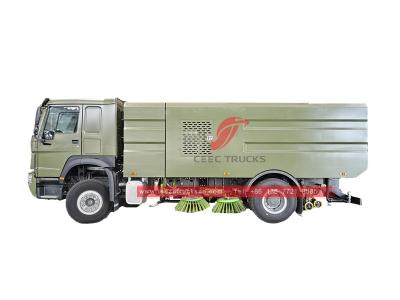 Africa Howo 300HP garbage street sweeper truck