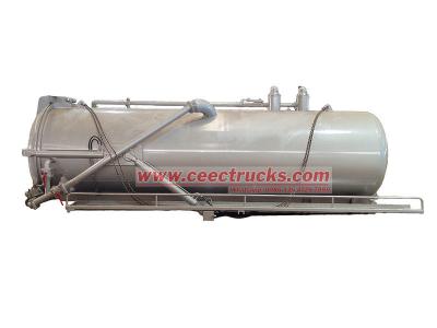 sludge vacuum pump tanker truck superstructure