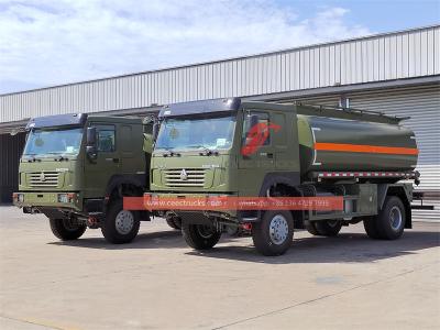 HOWO 290HP all drive fuel delivery tank truck