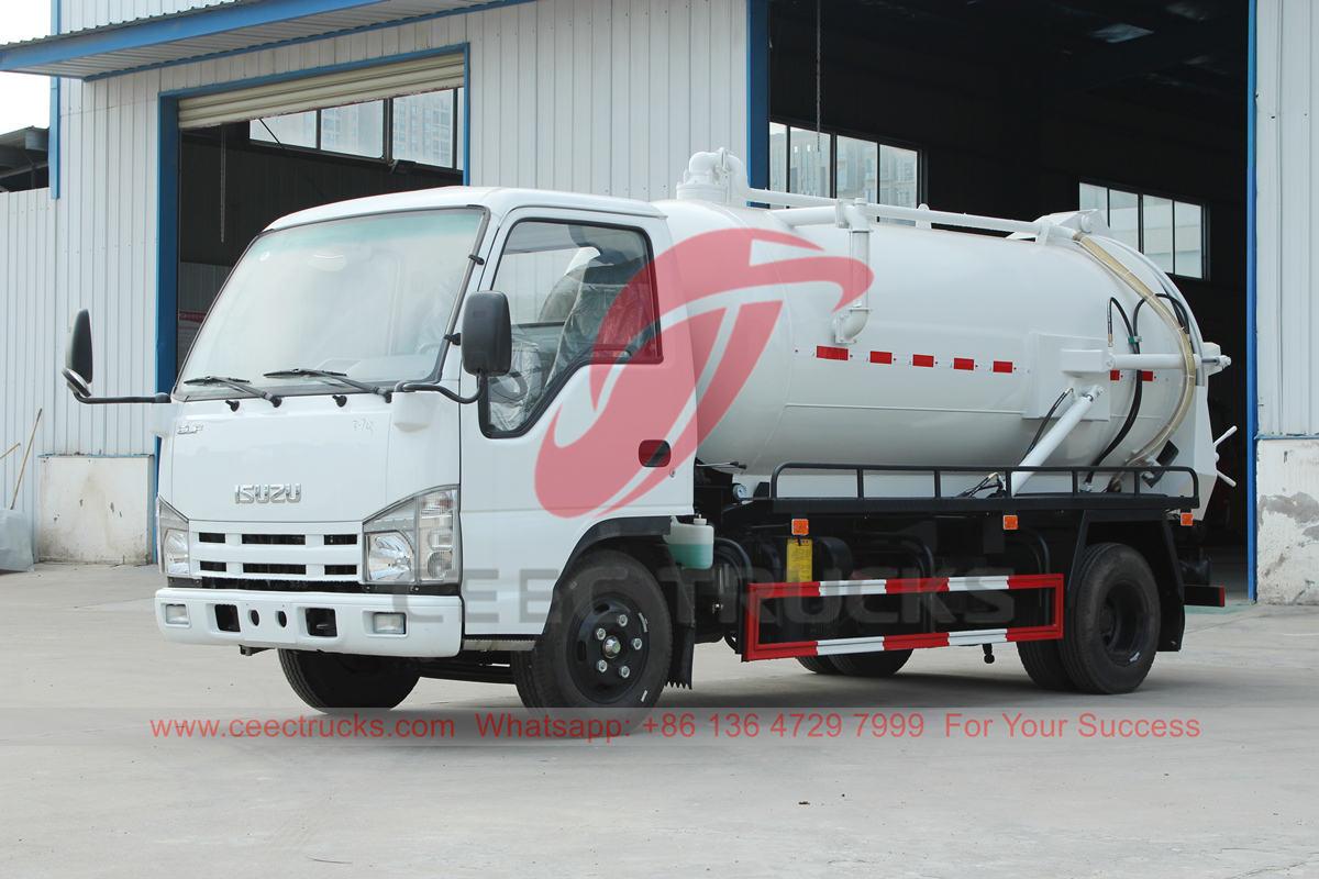 ISUZU 4000 litrelik vakumlu tanker kamyonu Filipinler'e ihraç edildi.