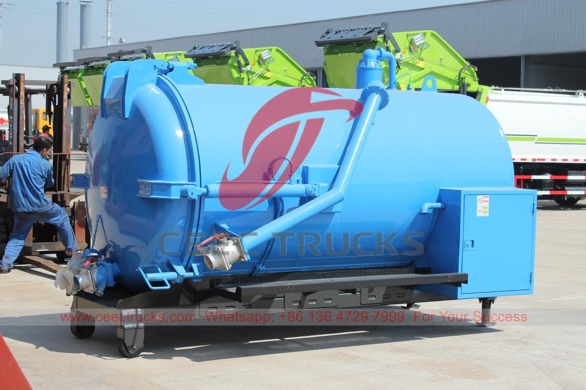 Özel Üretim 5000 Litrelik Vakumlu Atıksu Tank Gövdeleri