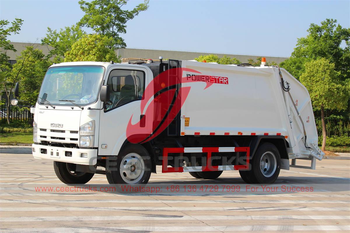 CEEC TRUCKS tarafından yüksek performanslı ISUZU çöp sıkıştırma kamyonu ihraç edilmektedir.