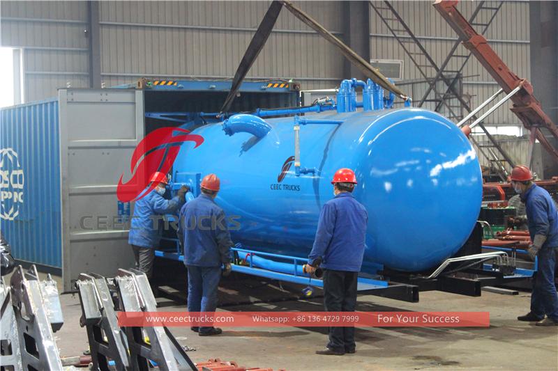 Trinidad ve Tobago- 2 adet vakum tankerinin üst gövdesi ihraç edildi