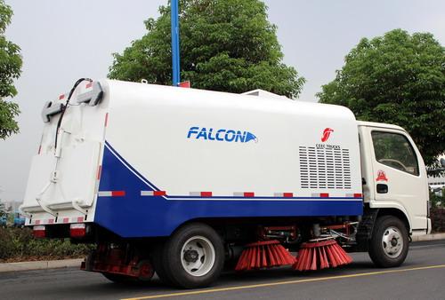 Ekvador'a Dongfeng 4 CBM yol süpürme kamyonu ihracatı