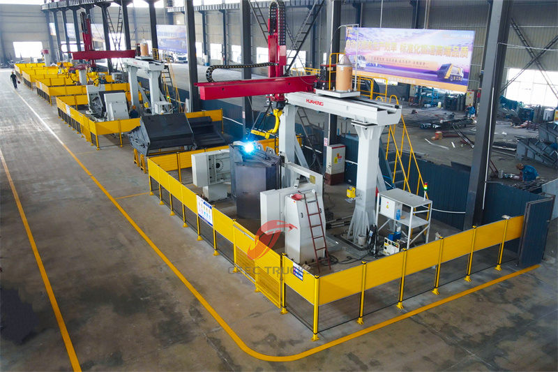 Çöp arka yükleyici üretiminde otomatik kaynak uygulaması