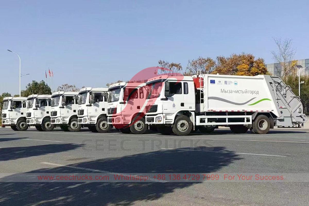 Kırgızistan - CEEC TRUCKS tarafından 6 adet Shacman çöp sıkıştırma kamyonu ihraç edildi