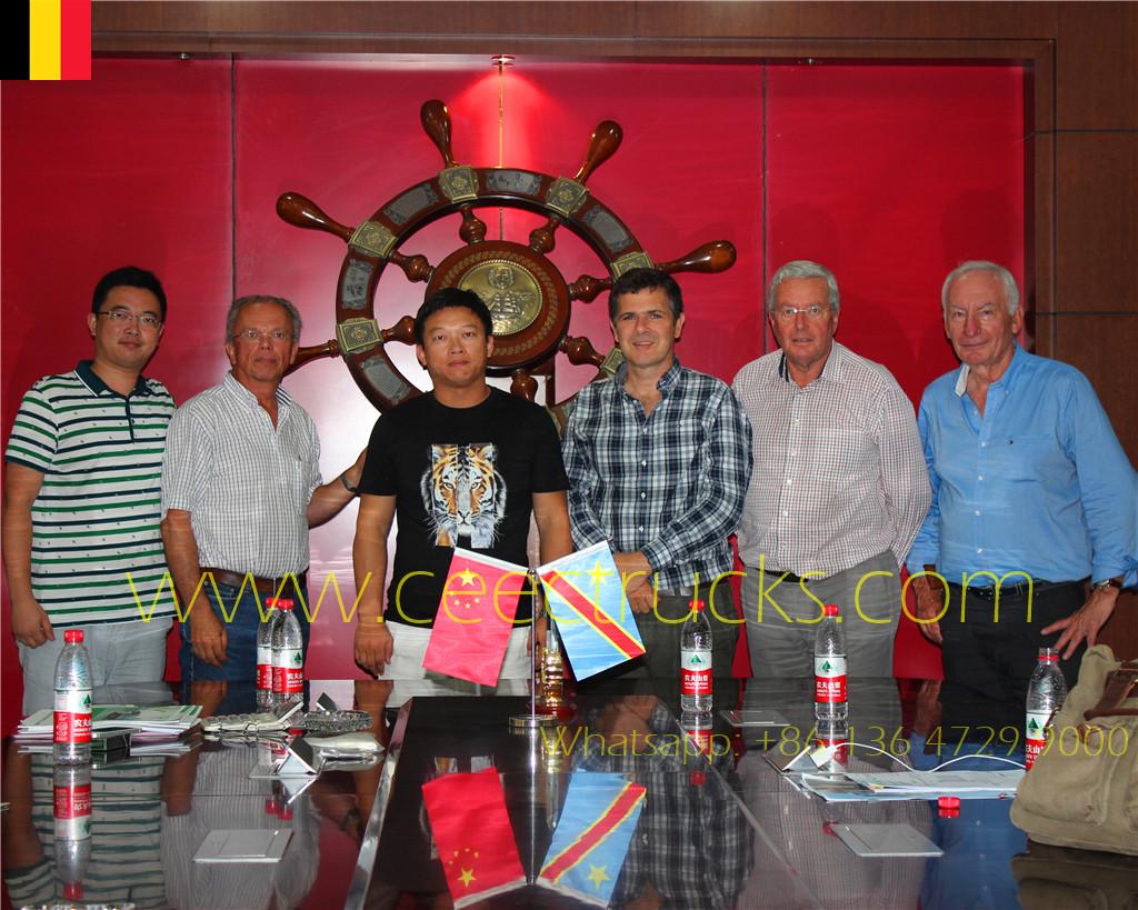 Belçika Müşterileri Kongo Projesi için Beiben 2534 Damperli Kamyon Satın Almak İçin Bizi Ziyaret Ediyor