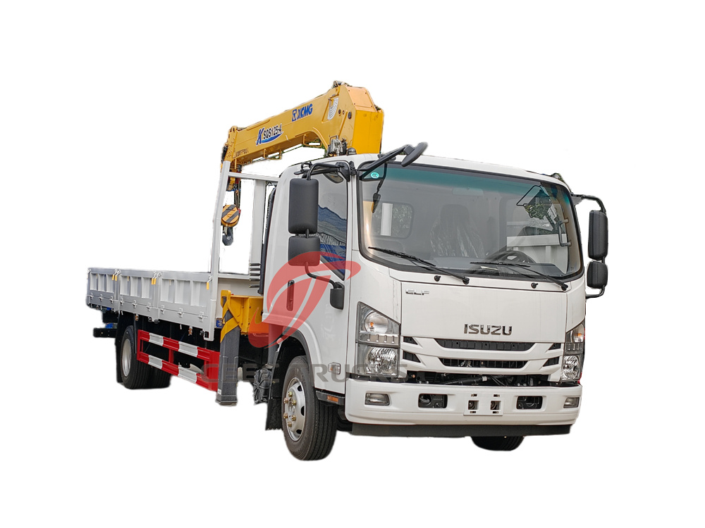Isuzu NPR 5T bomlu vinç kamyonu